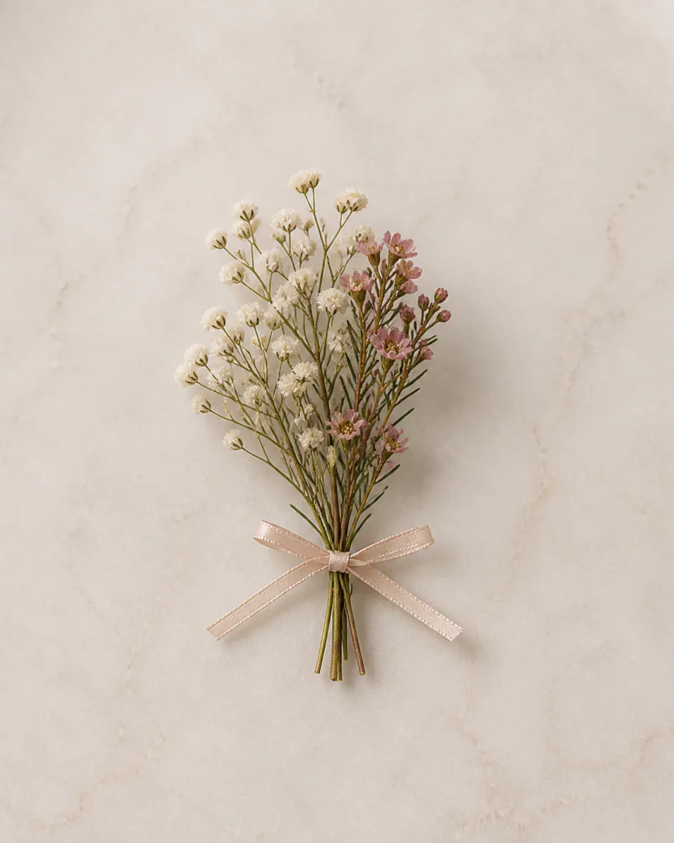 Small floral sprig on a calm background